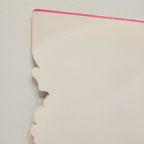 Vtg Norcross Stand Alone Valentine Paper Puff Heart Cupid Floral Pink Red Decor - Picture 6 of 9